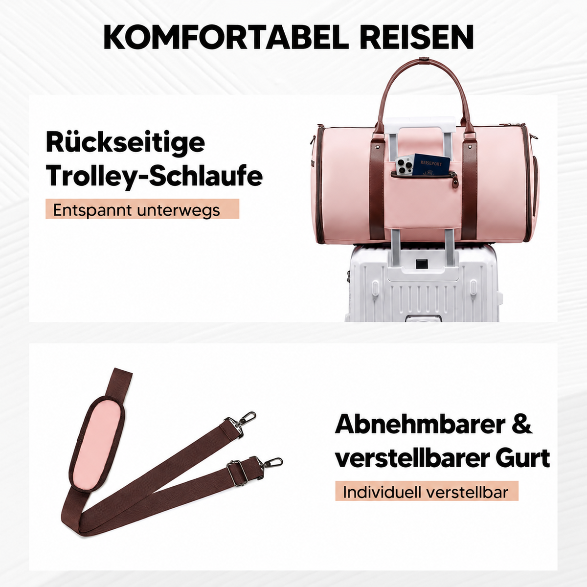 NOXVIA CONVERT Trolley-Schlaufe und Schultergurt